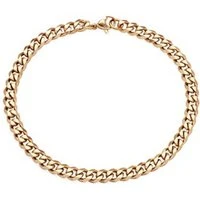 5mm Gold Steel Chain Bracelet - Gold