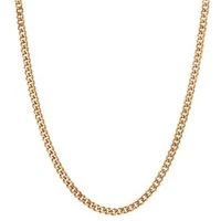 5mm Gold Steel Chain Necklace - Gold