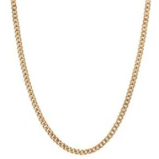 5mm Gold Steel Chain Necklace - Gold