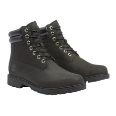 6 In Basic, Men's Boots, UK size 9.5 - Jet Black