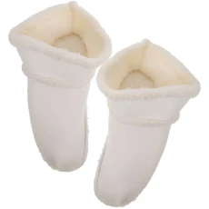 6 Pairs Fleece Shoe Cover Liner Fluff Thin Insole Shoes Winter Insole Shoes Insoles for Men Furry Insoles for Slippers Clog Slipper Wool Clogs Liner Plush Shoes Lining Cotton White