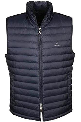 7006116-433 Light Padded Vest Jacket Sleeveless Man EVENING BLUE Regular Fit, Evening Blue, XXXXL