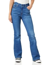 726 High Rise Flare Women's Jeans, Medium Indigo Worn In, 29W / 32L 726 High Rise Flare Women's Jeans, Medium Indigo Worn In, 29W / 32L