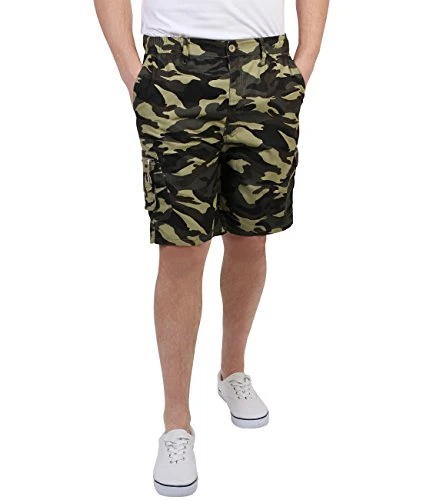 7952-KHA-M: Camouflage Cargo Shorts