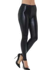 80s Metallic Disco Leggings, Black , 1980's Fancy Dress, 1980s Dress Up Costumes 80s Metallic Disco Leggings, Black , 1980's Fancy Dress, 1980s Dress Up Costumes