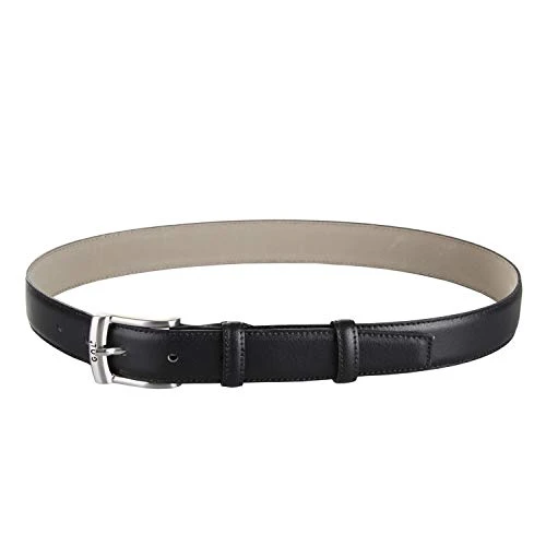 9944400s Boys' Belt Real Leather Black, black, 65 cm