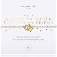 A Little Always My Sister Forever My Friend Bracelet - Adjustable