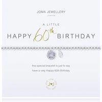 A Little Happy 60th Brithday Bracelet - Adjustable