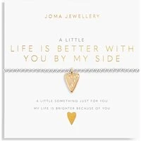 A Little Life Is Better With You By My Side Bracelet - Adjustable