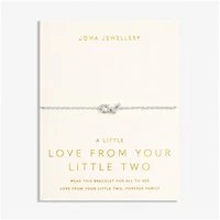 A Little Love From Your Little Two Bracelet - Silver