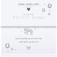 A Little Pretty Pony Childrens Bracelet - Silver