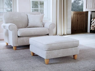 Abingdon Footstool Glory Pearl - Beige Abingdon Footstool Glory Pearl - Beige