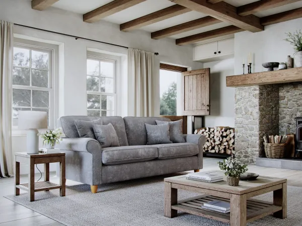 Abingdon Large Sofa Glory Anthracite - Grey