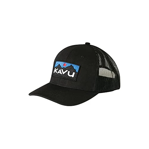 Above Standard Hat Six Panel Trucker Hat-Black