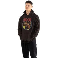 ACDC Men's Highway to Hell Hooded Sweatshirt, Black, Small ACDC Men's Highway to Hell Hooded Sweatshirt, Black, Small