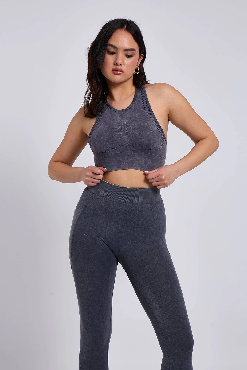 Acid Padded Sports Bra Grey /