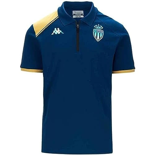 Acrem AS Monaco 23-24, Polo, Blue/Yellow, XL, Men's