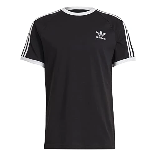 Adidas GN3495 3-Stripes TEE T-Shirt Mens Black XS