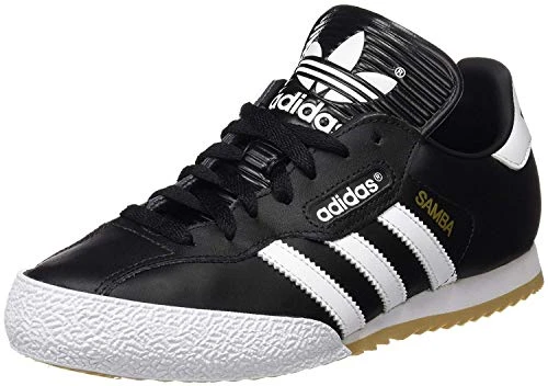 adidas Samba Super Indoor Classic Football Trainers , Black (Black/Running White Footwear), 7 UK