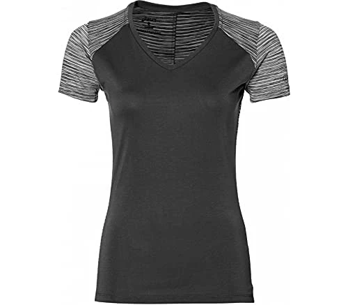 Adidas Women Fuzex V-Neck Running Shirt Women's Shirt - Grey, X-Small - 34