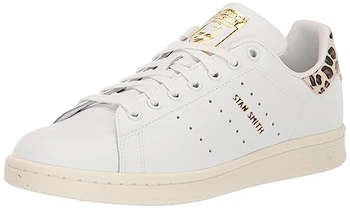 adidas Women's Stan Smith Shoe Sneaker, White/Supplier Colour/Gold Metallic, 7 UK