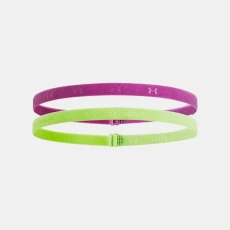 Adjustable Mini Womens Pack Headbands Optic Purple / Morph Green OSFM