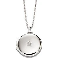 Adriana Diamond Locket  Necklace - 38cm