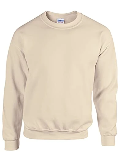 Adult Crew Neck Sweatshirt Sand L