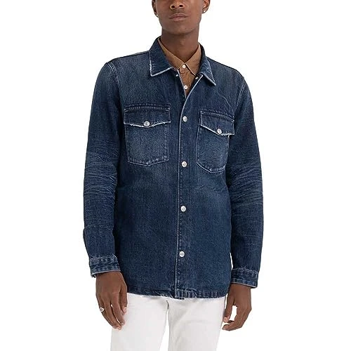 Adult MV867 Bright Organic Cotton Denim jacket, Dark Blue 007, S