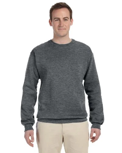 Adult Super Cotton Pullover Crew Sweatshirt, 2XL