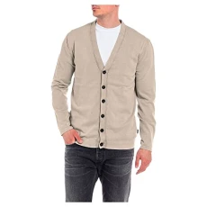 Adult UK2752 Essential Cardigan Sweater, Steel Grey 319, XL Adult UK2752 Essential Cardigan Sweater, Steel Grey 319, XL
