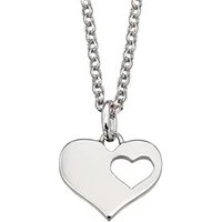 Adults Hanneli Open Heart Necklace - 49cm