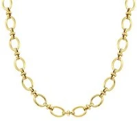 Affinity Gold Steel Necklace