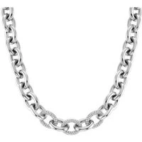 Affinity Silver Crystal Necklace