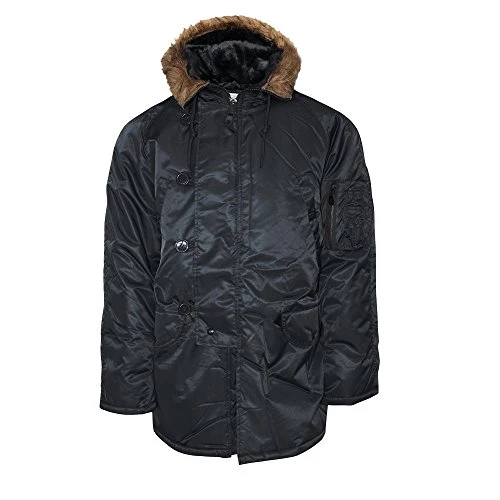 Air Forces N3B N-3B Snorkel Parka Mens Jacket Black