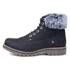 Alaska Womens Navy Lace Up Leather Boot - Size 6 UK - Blue Alaska Womens Navy Lace Up Leather Boot - Size 6 UK - Blue