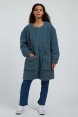 Aldora Coat - Teal