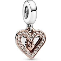 All Of Me Sparkling Freehand Heart Charm