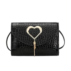 All-shoulder bag, women's handbag, business bags, men, black, One Size
