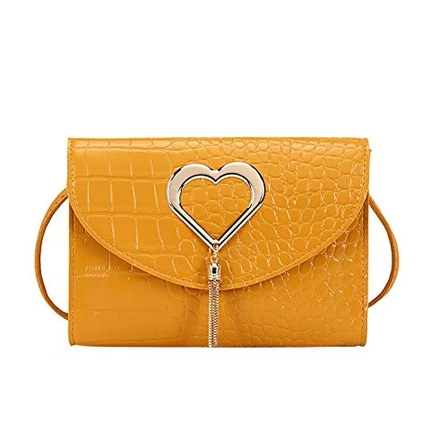 All-Shoulder Bag, Women's Handbag, Business Bags, Men (Yellow, One Size), yellow, One Size