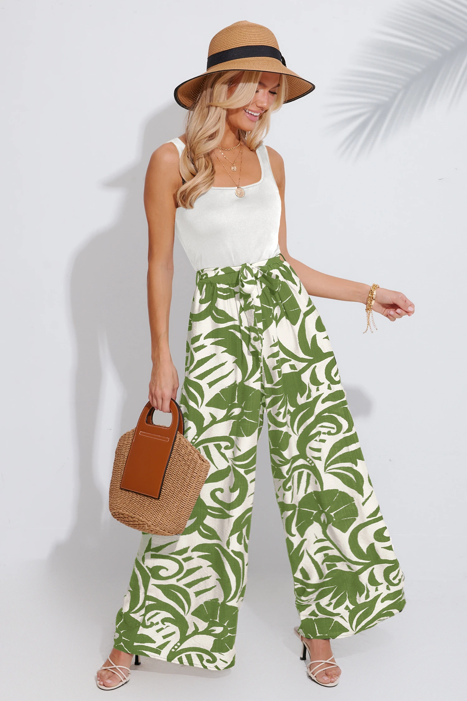 Aloha Paradise Tropical Jumpsuit - Green