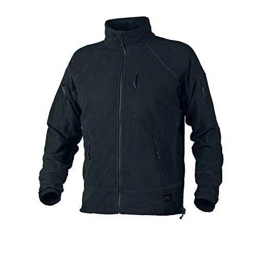 ALPHA TACTICAL JACKET - GRID FLEECE NAVY BLUE M/Regular