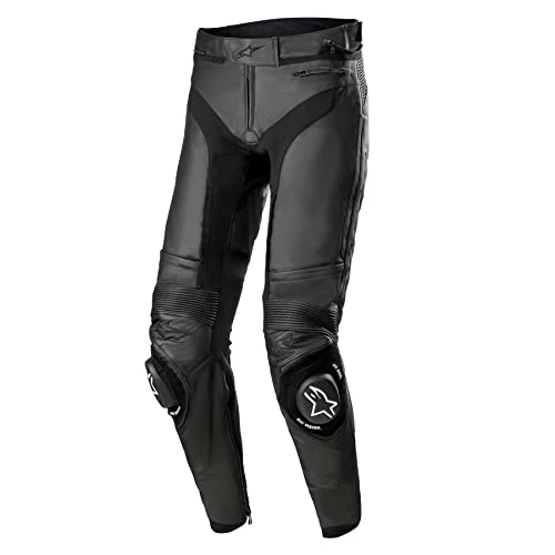 Alpine Missile V3 Leather Pants Short Black Black 44 (Black Black - 52)