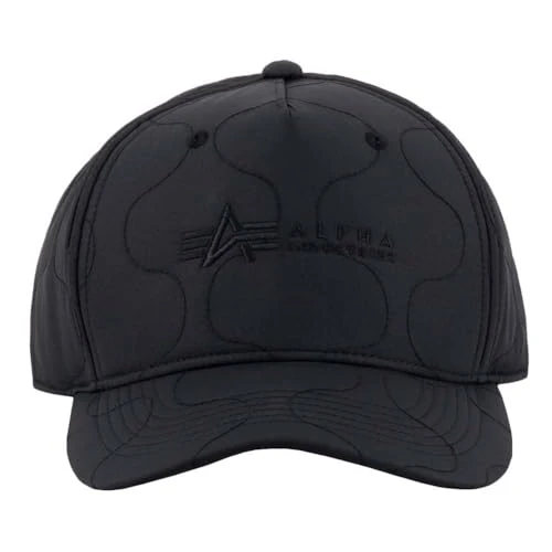 ALS Cap Unisex Basecap Baseball, Black, One Size