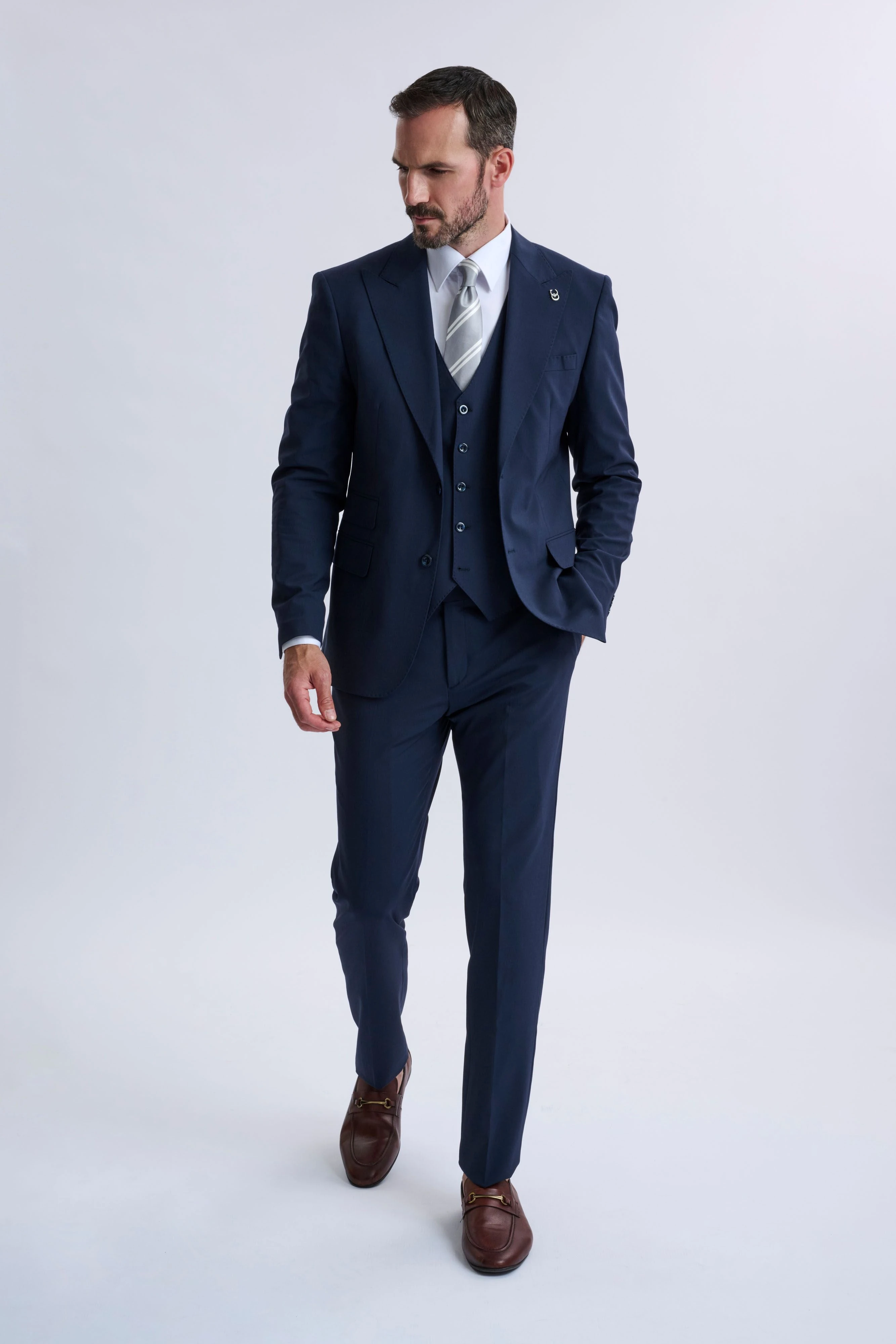 Amedeo Piece Navy Suit