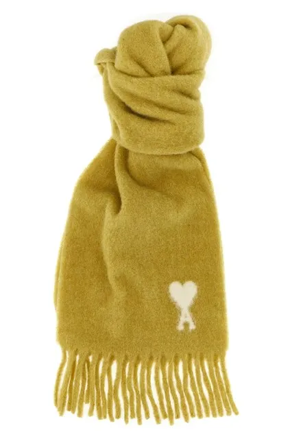 Ami De Coeur scarf - Yellow