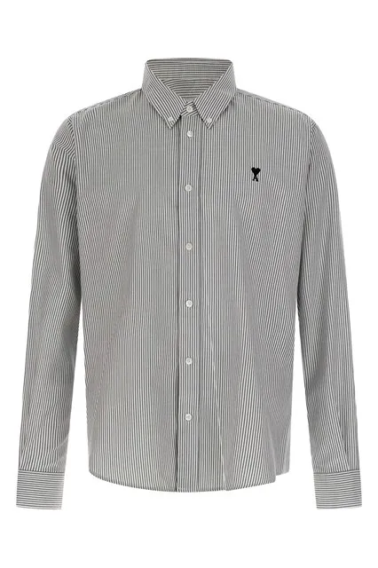 Ami De Coeur striped shirt - White/Black