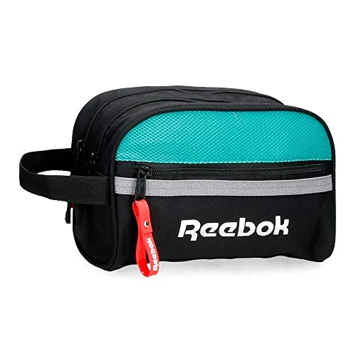 Andover Toiletry Bag Two Compartments Adaptable Black 26x16x12 cms Polyester