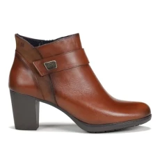 - Ankle boot D9111 Leather Woman Leather, small nubuck leather, 2.5 UK