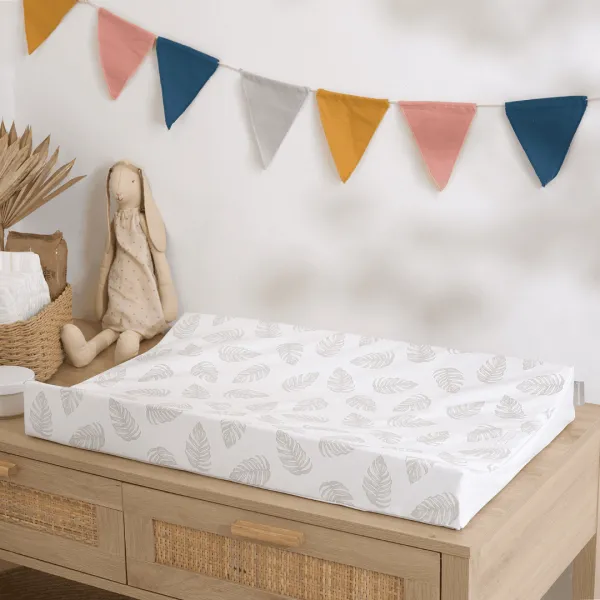 Anti-Roll Changing Mat - Palm Bay (Natural Stone) - Beige